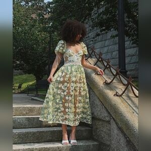 For love and Lemons Carson midi dress NWOT large sold at Free people